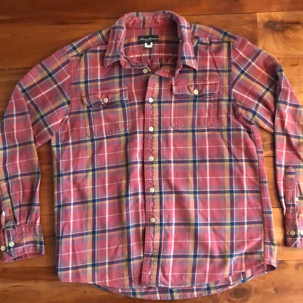 Eddie Bauer Button Down Shirt- Large